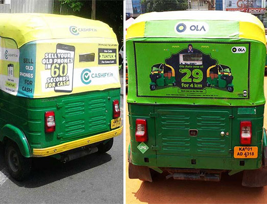 Auto Rickshaw Advertisement