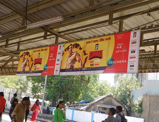 Advertisement in railway station premises